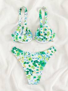 Bộ Bikini Nữ Hoa Tất cả trên in - Nhiều màu - Xem 4