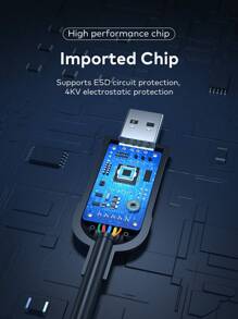 5USB安慰USB至RJ45依次適用於和Linux - 黑色 - 查看 4