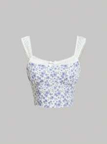 SHEIN MOD 碎花吊帶上衣 - 彩色 - 查看 1