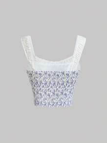 SHEIN MOD 碎花吊帶上衣 - 彩色 - 查看 2