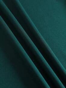 SHEIN LUNE Leopard & Letter Graphic Tee - Dark Green - View 5