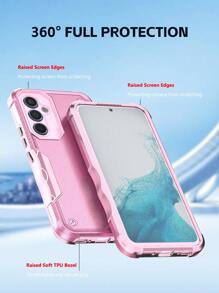 素色PC防摔手機殼兼容Google Pixel手機殼 - 粉色 - 查看 7