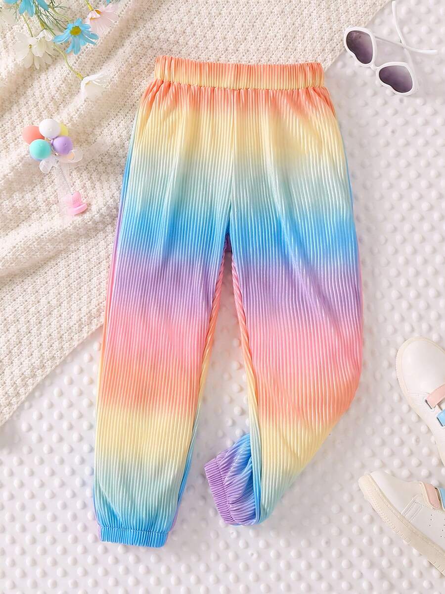 SHEIN Quần con gái lớn Ombre Giải trí - Nhiều màu - Xem 1