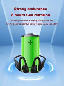 Tai nghe không dây thể thao dẫn truyền xương - màu đen - Xem 4