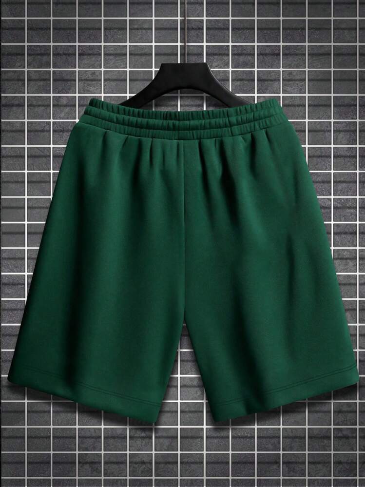 Manfinity Roghcode メンズ ショートパンツ ロサンゼルスデザイン 文字