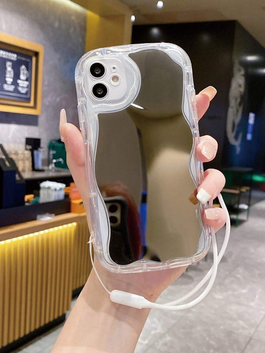 Funda de móvil de espejo con acollador - transparente - Ver 1