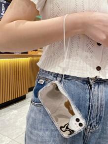 Funda de móvil de espejo con acollador - transparente - Ver 2