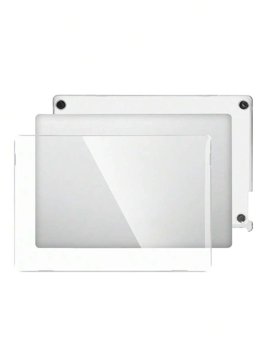 2pcs Clear PC Protective Case & Base Set Compatible With Microsoft Surface Laptop Go - Clear - View 1