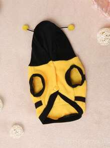 Bee Shaped Pet Hoodie For Cat And Dog - Multicolor - View 3