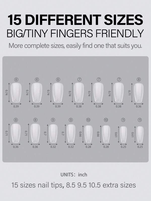 Elevate Your Style With 240pcs Short Coffin Clear Frosted Full Cover