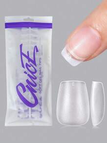 240 piezas de uñas postizas de forma cuadrada ultra corta de cobertura completa, 15 tamaños de puntas de uñas acrílicas esmeriladas, kit para uñas de gel y suministros profesionales para salón de uñas uñas falsas uña falsa uña acrílica