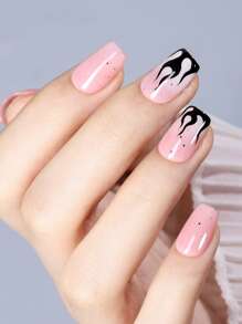 240 piezas de uñas postizas de forma cuadrada ultra corta de cobertura completa, 15 tamaños de puntas de uñas acrílicas esmeriladas, kit para uñas de gel y suministros profesionales para salón de uñas uñas falsas uña falsa uña acrílica