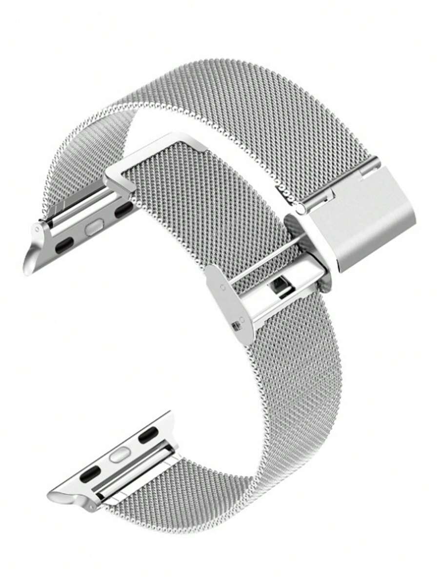 1条男女通用金属网状运动表带，兼容 45/49/38/40/41/42/46/44mm，兼容Ultra/SE 11/10/9/8/7/6/5/4/3/2/1，女士返校礼物