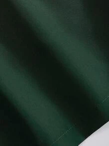 Manfinity Campus Court Men Cotton Letter Graphic Tee & Drawstring Waist Shorts - Multicolor - View 5