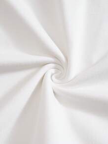 Manfinity Campus Court Men Cotton Letter Graphic Tee & Drawstring Waist Shorts - Multicolor - View 7