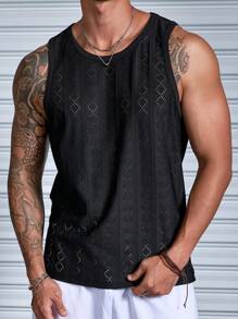 Manfinity Homme Men Solid Tank Top