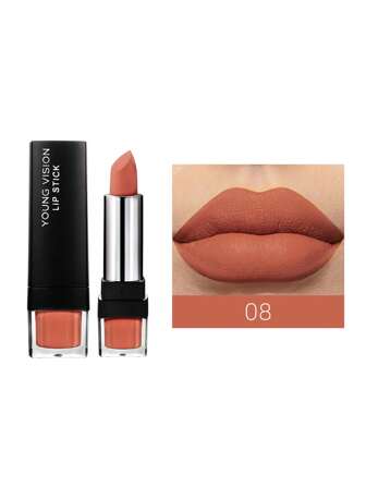 YOUNG VISION 1 pieza de terciopelo mate antiadherente Taza Lápiz labial