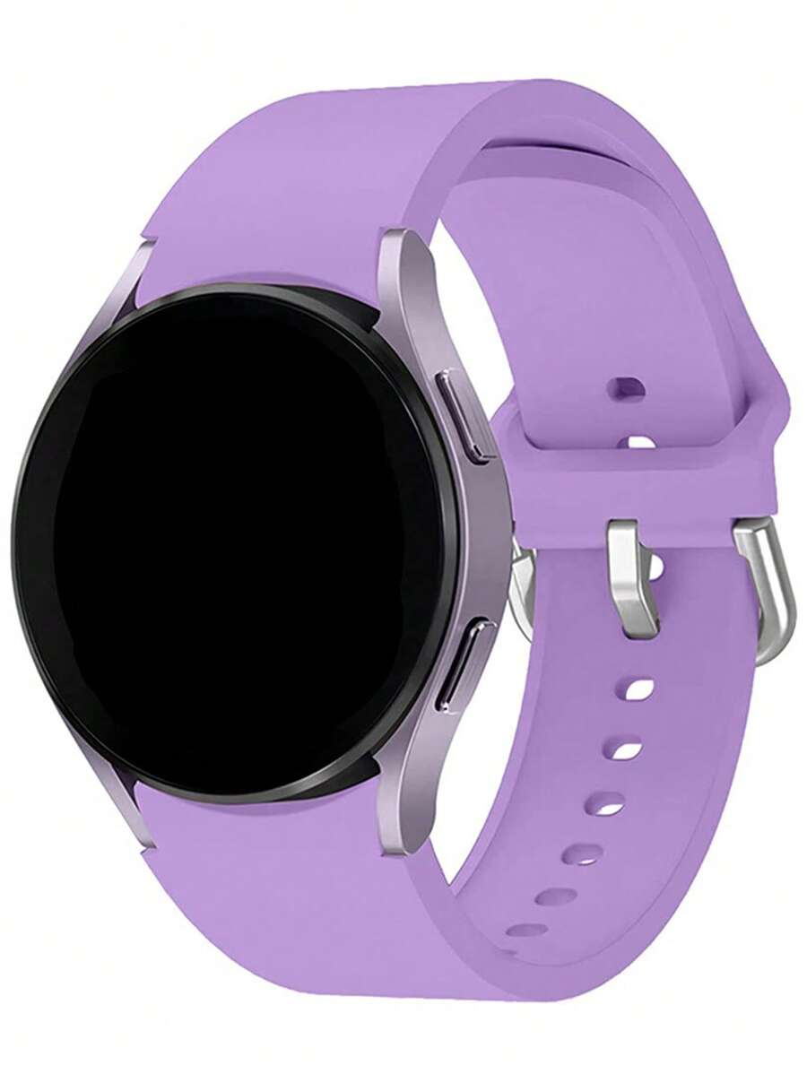 1 dây đeo silicon chính hãng tương thích với Samsung Galaxy Watch 6 dành cho nam/nữ 44mm 40mm 20mm Dây đeo đồng hồ silicon thay thế Vòng đeo tay tương thích với Galaxy Watch 4 6 Classic 5 Pro 47mm 43mm 45 42mm 46mm Phụ kiện đồng hồ thông minh