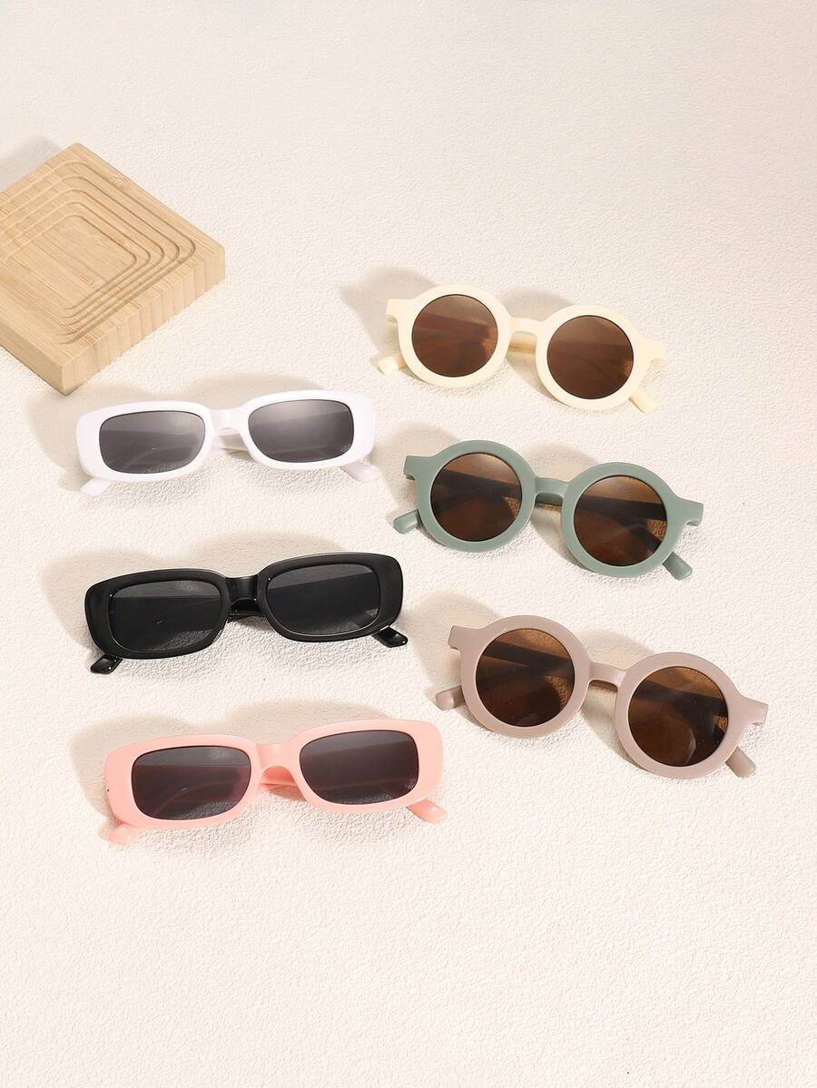 6副兒童混合邊框太陽眼鏡