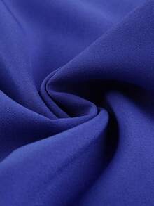 CILKOO Geo Print Notched Neckline Batwing Sleeve Blouse