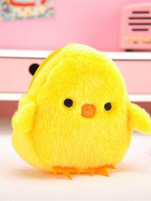 Cute Cartoon Little Yellow Chicken Coin Purse - Yellow - View 5