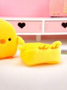 Cute Cartoon Little Yellow Chicken Coin Purse - Yellow - View 6