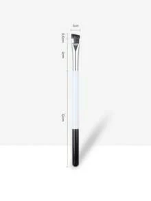 Bàn chải kẻ mắt, Bàn chải trang điểm 1Pc Bàn chải mỹ phẩm Dụng cụ trang điểm Angled Blade Eyeliner Brush Bàn chải trang điểm che khuyết điểm - Đen và trắng - Xem 4