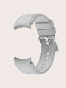 1 dây đeo đồng hồ silicon trơn tương thích với Samsung Galaxy Watch5/4 - Xám - Xem 8