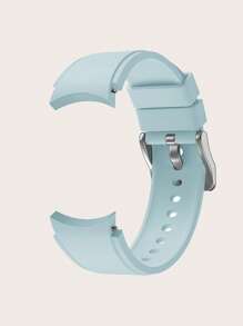 1 dây đeo đồng hồ silicon trơn tương thích với Samsung Galaxy Watch5/4 - Màu xanh nhạt - Xem 8