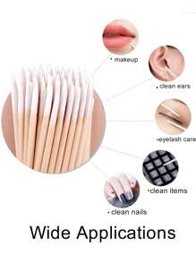 500 miếng gạc trang điểm mặt dùng một lần - Màu vàng - Xem 2