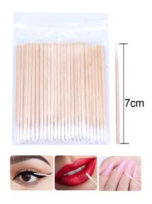 500 miếng gạc trang điểm mặt dùng một lần - Màu vàng - Xem 3