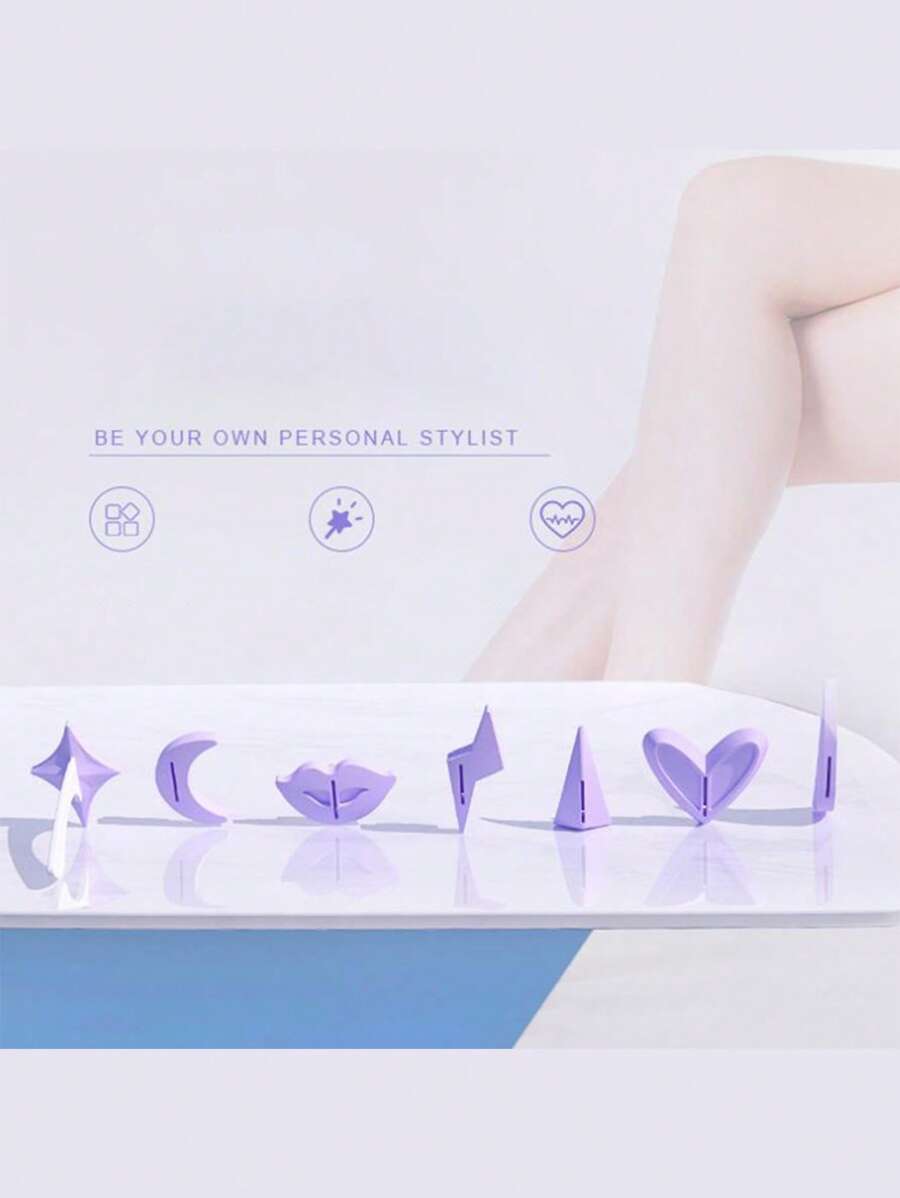 剃刀,矽膠除毛模具剃鬚刀專用陰部剃須模版女士頭髮刮胡刀性感親密定型工具配件