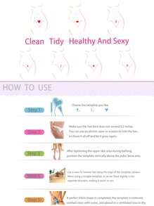 剃刀,矽膠除毛模具剃鬚刀專用陰部剃須模版女士頭髮刮胡刀性感親密定型工具配件