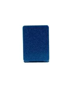 Espejo cosmético, espejo plegable rectangular clásico del brillo del espejo del maquillaje del brillo - azul real - Ver 4