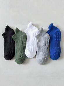 5雙女士字母圖案休閒運動襪適合夏天 - 彩色 - 查看 2