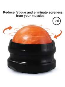 Facial Massage Roller,1Pc Handheld Roller Massage Ball Portable Reusable Skin Care Tool For Home & Travel - Orange - View 2