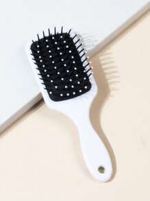 1PC Đá Cẩm Thạch In Khô & Ướt Sử Dụng Bàn Chải Tóc Đệm - Nhiều màu - Xem 2