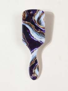 1PC Đá Cẩm Thạch In Khô & Ướt Sử Dụng Bàn Chải Tóc Đệm - Nhiều màu - Xem 4