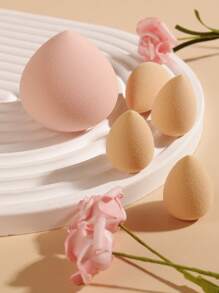 Bộ 5 miếng mút trang điểm Beauty Egg dùng khô ướt - Nhiều màu - Xem 1