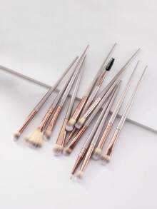 12件套眼部化妆刷套装，化妆刷套装，化妆刷组合，化妆刷套装，全套化妆刷，化妆刷套装，全套化妆工具，刷子套装，化妆刷套装，化妆礼盒套装 - 香檳色 - 查看 2