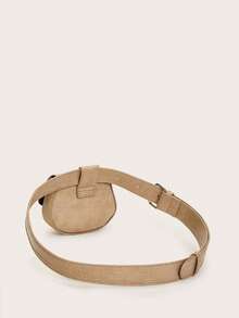 迷你鱷魚壓紋腰包可調整肩帶