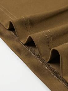 Manfinity Homme Men Contrast Binding Tank Top - Coffee Brown - View 3