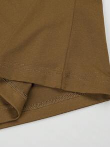 Manfinity Homme Men Contrast Binding Tank Top - Coffee Brown - View 7