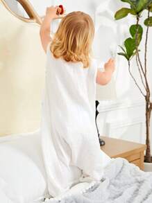 1pc Baby Sleeping Bag - White - View 2