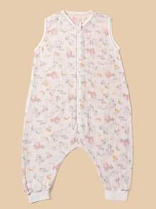 Baby Cartoon Graphic Sleeping Bag - Multicolor - View 3