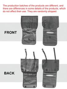 1pc Car Seat Back Heat Preservation Storage Bag - Black - View 3