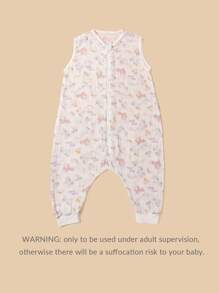 Baby Cartoon Graphic Sleeping Bag - Multicolor - View 4