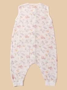 Baby Cartoon Graphic Sleeping Bag - Multicolor - View 6