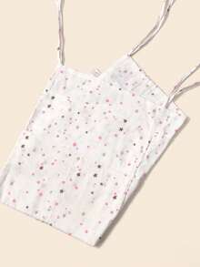 1入組嬰兒星星圖案壁掛式收納袋