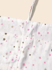 1入組嬰兒星星圖案壁掛式收納袋